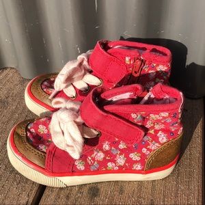 Super cute floral sneakers